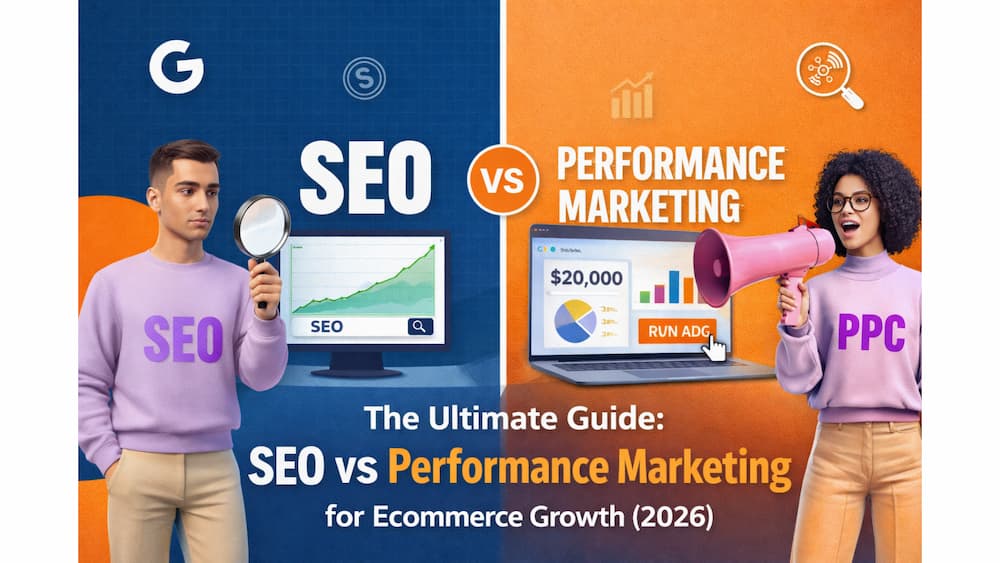 The Ultimate Guide: SEO vs Performance Marketing for Ecommerce Growth (2026)